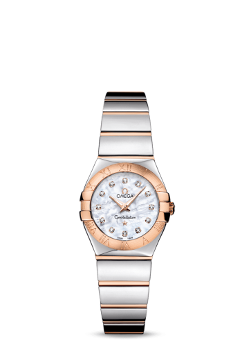 Omega Constellation Quartz 24 Polished Stainless Steel / Red Gold / MOP